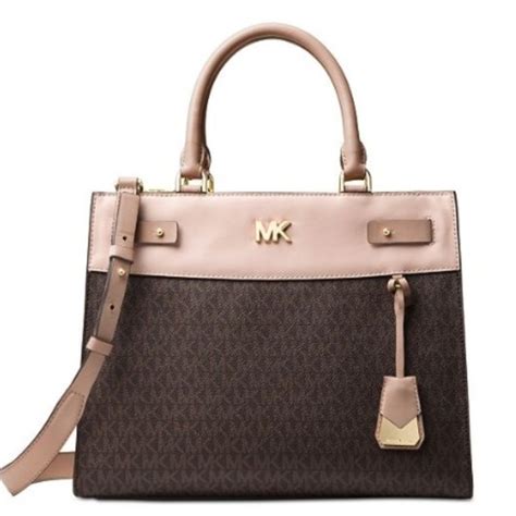 Michael Kors Signature Reagan Large Satchel 